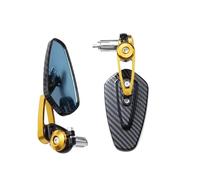 Motorcycle Rearview Mirror Carbon Fiber Pattern Handlebar Mirror Modified Inverted 2022,CLEAR VISION