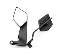 Motorcycle Rearview Mirror Foldable Fixed Wing Mirror 8mm 10mm Rearview Mirror, Compatible For Honda, Yamaha, Kawasaki Side Mirrors