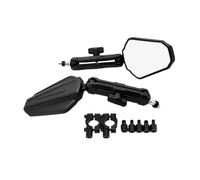 Motorcycle Rearview Mirror Foldable Side Mirrors 360° Adjustment Off-road Handlebar Motorcycle Mirrors