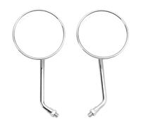 Motorcycle Rearview Mirror For 4" Round Chrome Classic Small Mirror M10 Mirrors