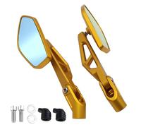 Motorcycle rearview mirror For 800MT-X Motorcycle Rearview Mirror Large Field of View Ultra Angle Reflector(Gold)
