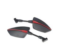 Motorcycle rearview mirror For CB125R CB150R CB190R CB250R CB300R CB400 CB500X CB500R 10mm Adjustabale Rearview Rear Mirrors Side Mirro Accessories(NO LOGO Red)