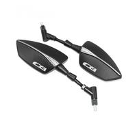 Motorcycle rearview mirror For CB125R CB150R CB190R CB250R CB300R CB400 CB500X CB500R 10mm Adjustabale Rearview Rear Mirrors Side Mirro Accessories(Silver)