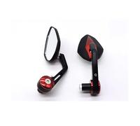 Motorcycle Rearview Mirror For CB650F NC700X Universal Motorcycle Mirror Handlebar End Mirror 22mm(Red)