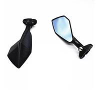 Motorcycle Rearview Mirror For CBR929RR CBR-929RR CBR 929RR CBR929 RR CBR 929 RR Universal Motorcycle Mirror Moto Rearview Side Blue Glass Mirror(Black)