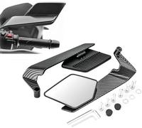 Motorcycle Rearview Mirror for Ducati Diavel 1260 2019-2022 2023 2024 2025 2026, Adjustable Rotating Rearview Wind Wing Side Mirror, Motorcycle Bar End Mirrors,C