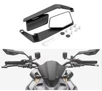 Motorcycle Rearview Mirror for Honda CB600F Hornet CB900F 360° Adjustable Rotating Rearview Wind Wing Side Mirror Anti-Glare Easy Installation Moto Accessories,Blackwhite
