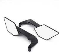 Motorcycle Rearview Mirror For Honda Shadow Phantom 750 2010-2024,Adjustable Motorcycle Handlebar Rearview Mirrors Stealth Wind Wing Side Mirrors,Motorcycle Side Mirrors.,Black