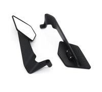 Motorcycle Rearview Mirror For Honda Shadow Phantom 750 2010-2024,Adjustable Motorcycle Handlebar Rearview Mirrors Stealth Wind Wing Side Mirrors Anti Glare.,Black
