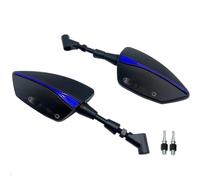 Motorcycle Rearview Mirror For KYMCO Xciting 250 300 400 AK550 AK 550 2017-2020 Motorcycle Adjustabale Rearview Left Right Rear View Mirrors Side Mirror(Blue 9)