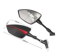 Motorcycle Rearview Mirror For KYMCO Xciting 250 300 400 AK550 AK 550 2017-2020 Motorcycle Adjustabale Rearview Left Right Rear View Mirrors Side Mirror(Silver 7)