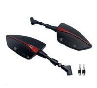 Motorcycle Rearview Mirror For KYMCO Xciting 250 300 400 AK550 AK 550 2017-2020 Motorcycle Adjustabale Rearview Left Right Rear View Mirrors Side Mirror(Red 8)