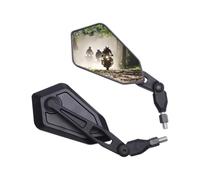 Motorcycle Rearview Mirror For Spiegel Paar For Hon&da For Yam&aha For Kawa&saki Maverick Booster M10 Enduro For Suzuki Motorcycle Rear View Mirrors