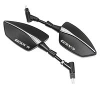 Motorcycle Rearview Mirror For Suz&uki For GSX-S750 For GSX-S1000f 125 150 For GSX-S1000 Motorcycle Rear View Rearview Mirrors Side Mirror 10mm(Silver)