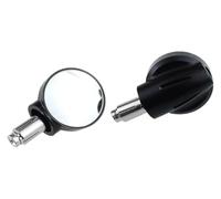 Motorcycle Rearview Mirror For Suzuki For GSXR Motorcycle Blind Spot Rear View Mirror Wide Angle 360 Degree Adjustable Reverse Side Mirrors(Black)