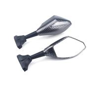 Motorcycle Rearview Mirror For Triumph For Daytona 675 675R TT600 For Trophy 1200 Racing Rearview Mirrors With Turn Signals LED Motorcycle Rear Mirrors(Carbon-Clear)