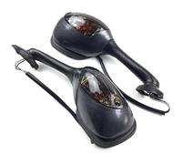 Motorcycle Rearview Mirror For Universal 8mm 10mm Motorcycle Mirrors Round Long Stem Motorbike Mirrors(C)