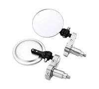 Motorcycle Rearview Mirror For Victory Motorcycle 3 Inch Round Folding Bar End Side Mirror Motorbike Side Mirrors(SILVER)