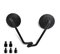 Motorcycle Rearview Mirror For XMAX Motorcycle Rearview Mirrors Retro ABS 7/8'' Handlebar 8/10MM Round Mirror Universal Motorcycle Mirror