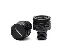 Motorcycle rearview mirror hole plug For Du@&cati Monster 696 795 796 797 821 937 S2R 800 Motorcycle CNC Rearview Side Mirror Hole Cap Plug Accessories(Monster)