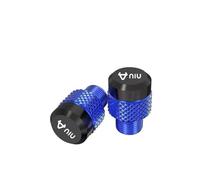 Motorcycle rearview mirror hole plug For Niu Kqi3 M Pro M1s Mqi Nqi Gt Gts N1s Uqi N1 U1 U+a +b Motorcycle M10 Aluminum Mirror Hole Plug Screw Bolt(Blue)