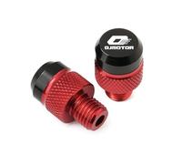 Motorcycle rearview mirror hole plug For QJMOTO QJ SRT 800 800X 800SX SVT 650 X SRT700 700 550 Motorcycle M10*1.25 CNC Mirror Hole Plugs Screws Bolt(Red)