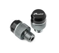 Motorcycle rearview mirror hole plug For SUZUKI GSF 250 600 600S 650 650S 650N 1200 1250 Bandit Motorcycle M10*1.25 Aluminum Screws Bolts Mirror Hole Plugs Cap(A Titanium)