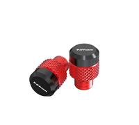 Motorcycle rearview mirror hole plug For SUZUKI V-Strom V Strom DL650 DL 650 Vstrom XT 2011-2023 Accessories Motorcycle M10 Aluminum Mirror Hole Plug Screw Bolt(Red)