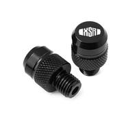 Motorcycle rearview mirror hole plug For XSR700 XSR900 XSR 700 900 2015 2016 2017 2018 2019 2020 2021 Motorcycle CNC Mirror Hole Plugs Caps Screw Bolts Cover(A Black)
