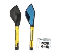 Motorcycle Rearview Mirror Hornet 600 CB 600F 900F 250F 300F 650F X4 CBF600 NC Aluminum Motorcycle Rear View Mirrors Blue Anti Glare Mirror(003)