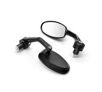 Motorcycle rearview mirror mirrors For FZ8 FZ6 XSR700 XSR900 For Y&AMAHA XSR 900 XV950 For XV 250 950 7/8" Motorcycl Side Mirror Handle Bar End CNC Aluminum Rearview Mirror(Black)