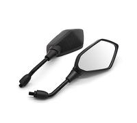 Motorcycle rearview mirror mirrors For PCX 125 150 CR80R CR85R CRF150R CR125R CR250R 8mm 10mm Universial Motorcycle Carbon Fiber Mirror Side Convex(Carbon fibers)