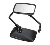 Motorcycle Rearview Mirror Motorbike Handlebar Mirror Pair Universal Rectangle Motorcycle Rearview Mirrors 10mm Retrovisor Scooter Accessories Motorbike Mirrors(Black)