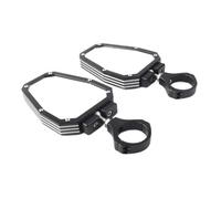 Motorcycle Rearview Mirror Motorcycle ATV UTV 1.75" 2'' Roll Bar Clamp Rearview Mirrors Outside Handlebar Mount Rear View