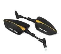 Motorcycle Rearview Mirror Motorcycle Handlebar Rear View Mirrors Blue Anti Glare Mirror PCX125 PCX 125 PCX150 PCX 150 PCX160 2016-2021(003)
