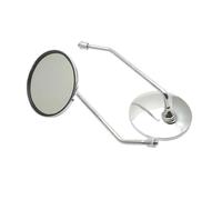 Motorcycle rearview mirror Motorcycle Mirrors Universal Rear View Mirror 8mm 22mm 25mm Handlebar Round Oval Convex(For M8 hole)