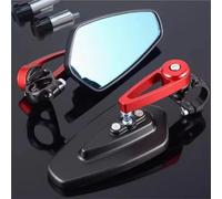 Motorcycle Rearview Mirror Motorcycle Rearview Handlebar Mirror For Talaria For Sting STING R For TalariaSting 2023 Retro Round Side Mirrors Rear(Red)