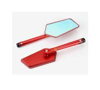 Motorcycle Rearview Mirror Motorcycle Side Mirror Blue Glass 8mm 10mm r1200gs r1200rt f800gs k1300r k1(Red)