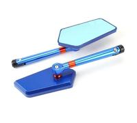 Motorcycle Rearview Mirror Motorcycle Side Mirror Blue Glass 8mm 10mm r1200gs r1200rt f800gs k1300r k1(Blue)