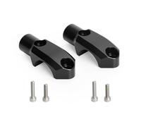 Motorcycle Rearview Mirror Mount Adapter CNC Aluminium 7/8" 22mm Front Master Cylinder Clamp 10mm Mirror Stem Extender