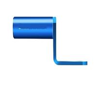 Motorcycle Rearview Mirror Mount Extender Bracket Clamp Bar Extension Bracket Clamp Bar Function Handlebar Holder Support Bracket(BLUE)