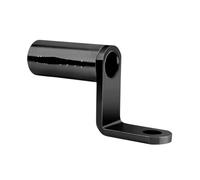 Motorcycle Rearview Mirror Mount Extender Bracket Holder Handlebar Mirror Adapter Mobile Support Stand Support Bracket(BLACK)