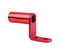 Motorcycle Rearview Mirror Mount Extender Bracket Holder Handlebar Mirror Adapter Mobile Support Stand Support Bracket(RED)