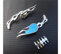 Motorcycle Rearview Mirror REBEL 250 SHADOW 600 750 VTX VT Chrome Black Flame Rearview Mirror(Chrome)