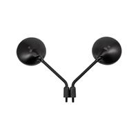 Motorcycle Rearview Mirror Round Motorcycle Handlebar 8mm10mm Screw Motorbike View Bar Side End Reversing Handle Rearview Mirrors Accessories Parts