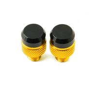 Motorcycle rearview mirror screws For CFMOTO 800NK 800 NK 800MT MT450 Size M10X1.25 CNC Aluminum Rearview Side Mirror Hole Cap Plug ScrewMotorcycle Accessories(Yellow no logo)
