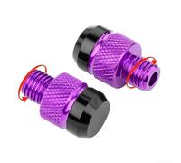 Motorcycle Rearview Mirror Screws for m10 Positive Thread - Aluminium Mounting Bolts for Side Mirrors Street Bike Cruiser Dirt Bike Sport Bike(Purple)