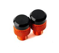 Motorcycle rearview mirror screws For Triumph Trident 660 Trident660 2021 2022 Accessories Motorcycle M10*1.25 CNC Aluminum Mirror Hole Plugs Screws Bolt(Orange-nologo)