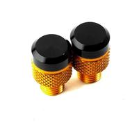 Motorcycle rearview mirror screws For Triumph Trident 660 Trident660 2021 2022 Accessories Motorcycle M10*1.25 CNC Aluminum Mirror Hole Plugs Screws Bolt(Yellow-nologo)