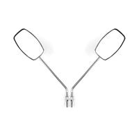 Motorcycle Rearview Mirror Set 8Mm Side View Mirror Chrome Classic Style For Suzuki C70 Ca95 Fa50 Fs50 Fz50